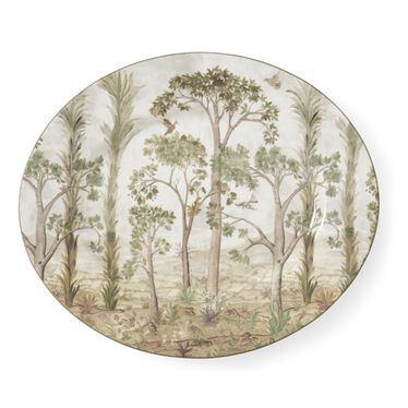 Kit Kemp Tall Trees Oval Platter Kit Kemp Tall Trees Oval Platter